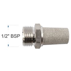Muffler Metal Conical 1/2